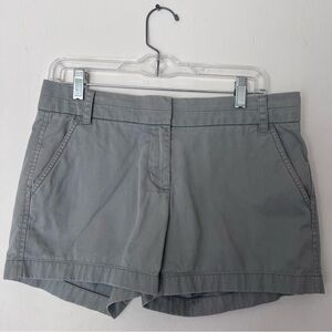J Crew Gray Chino Shorts size 4